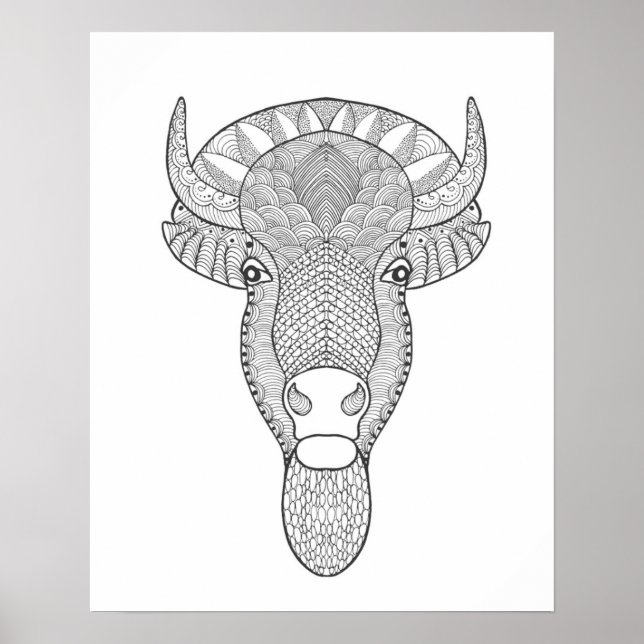 Style Bull Head 2 Poster (Vorne)