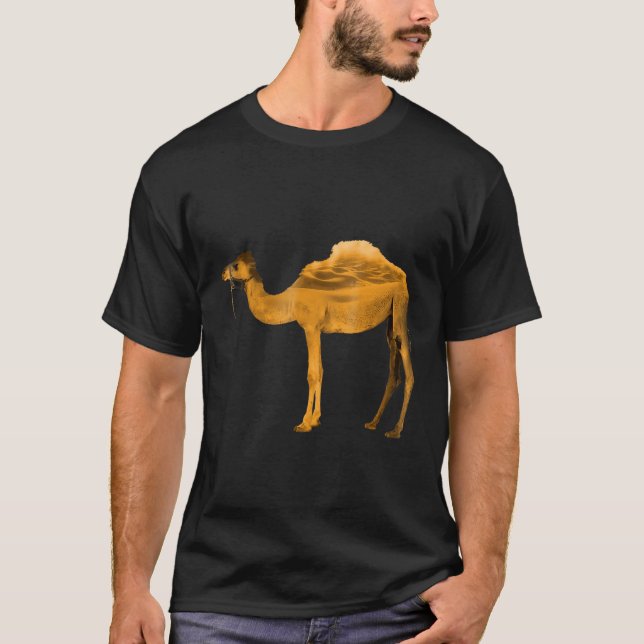 Style Camelid Wüste Silhouette T-Shirt (Vorderseite)