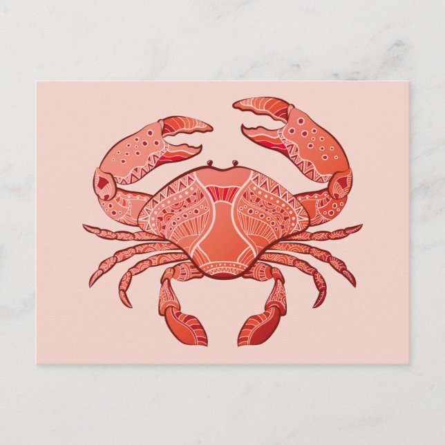 Style Crab Postkarte (Vorderseite)