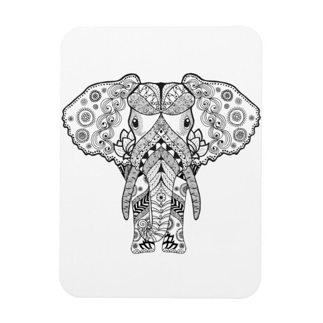 Style Elephant Magnet (Vertikal)