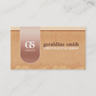 Style Grunge Fashion Designer Business Card Visitenkarte