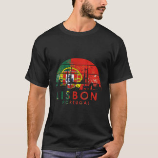 Style Landscape Hauptstadt Lissabon Portugal T-Shirt
