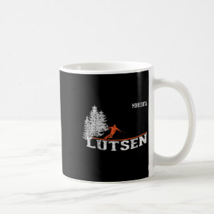Style Lutsen Mn Vintag Skiing im Stil der 80er Jah Kaffeetasse