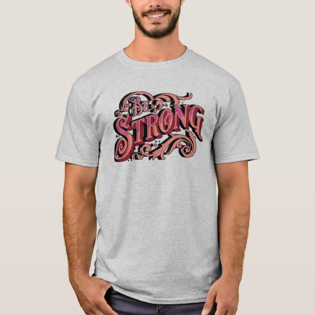 Style Men's Basic T - Shirt Komfortabel lässig und (Vorderseite)