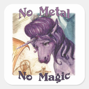 Style No Metal No Magic Sticker