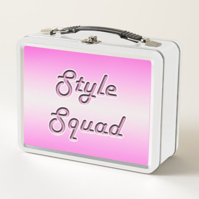 Style Squad Metall Brotdose (Vorderseite)