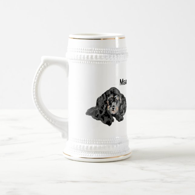 Style Stein: Dackel Bierglas (Links)
