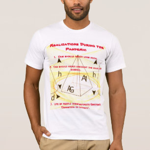 Style - White Red 'Erkenntnis während der Pandemie T-Shirt