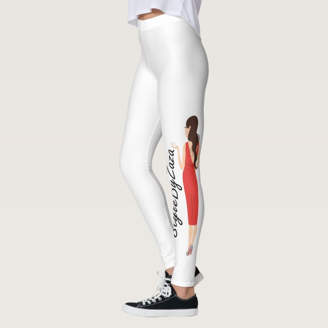 StyleByZaza Hoch gewaiste Leggings (Links)