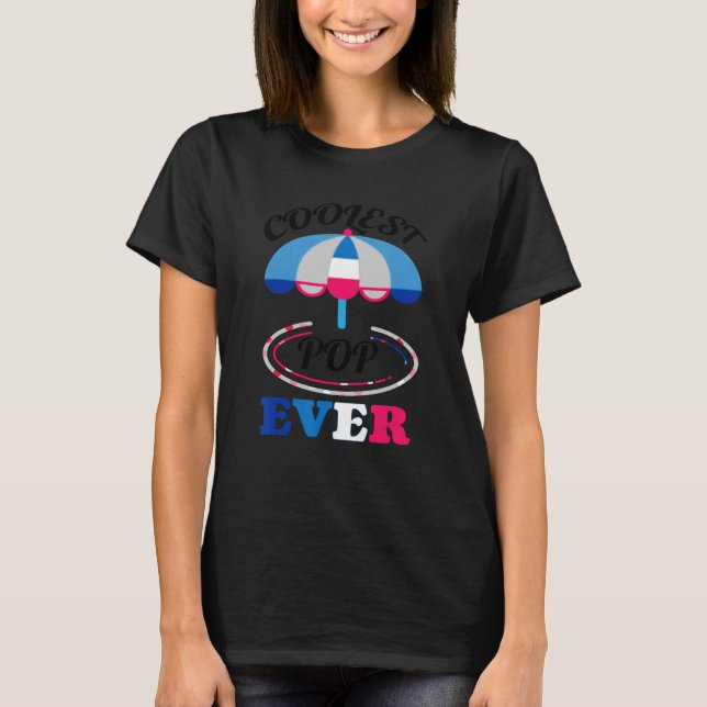 Stylek Popsicle Retro & Ice Cream Beach Umbrella T-Shirt (Vorderseite)