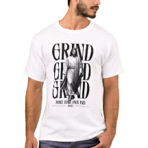 StyleSpeak Tees | Braunes Geometrisches T-Shirt mi