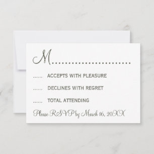 Styliger Schnurrbart und Lippen RSVP Karte