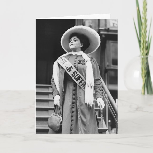Stylin' Suffragette, 1908 Karte (Vorderseite)
