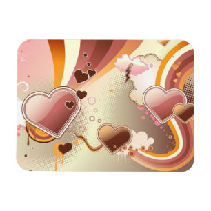 Styling-Hintergrund Magnet