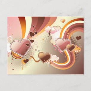 Styling-Hintergrund Postkarte