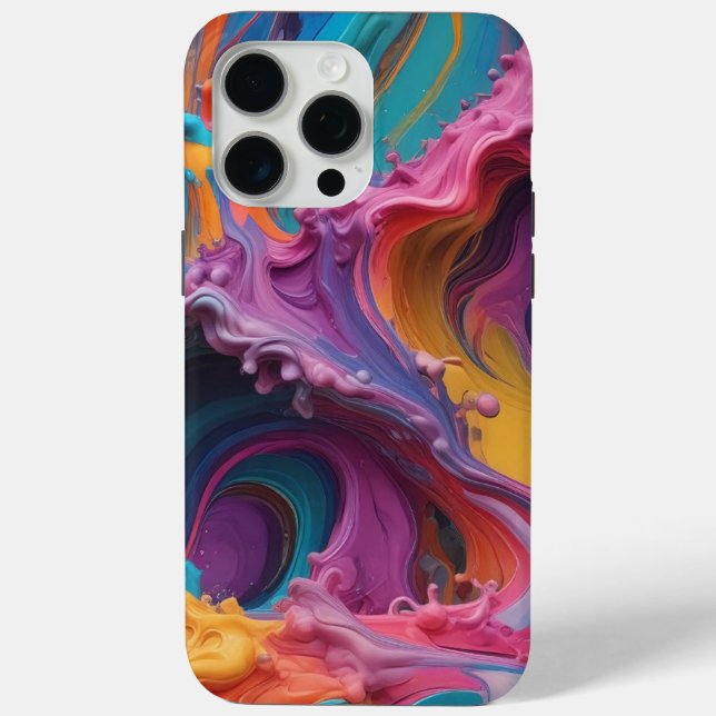 Styling im Stil: Abstrakt auffangen Case-Mate iPhone Hülle (Rückseite)