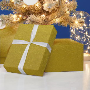 Stylisch, einfach, metallisch Inspiriert gelb Geschenkpapier
