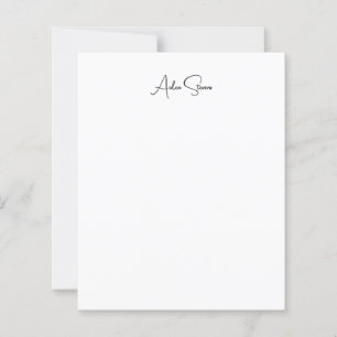 Stylisch einfache schlichte minimalistische Namens