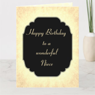 Stylisch und elegant Alles Gute zum Geburtstag Nic Karte