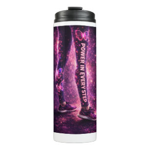 stylische All-Over-Print-Damenleggings, Thermosbecher
