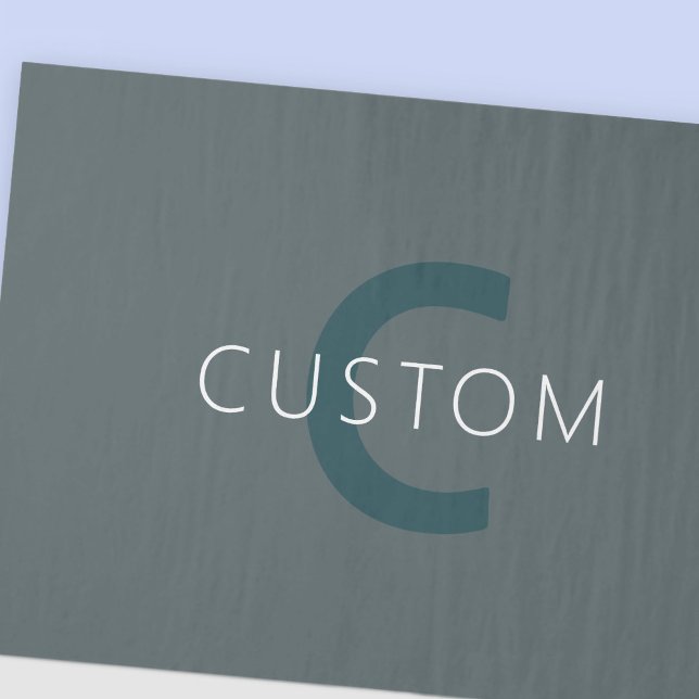 Stylische, anpassbare Monogramm-Vorlage Seidenpapier (Von Creator hochgeladen)