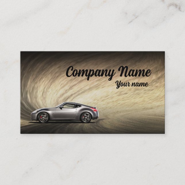 Stylische Automotive Business Card Visitenkarte (Vorderseite)