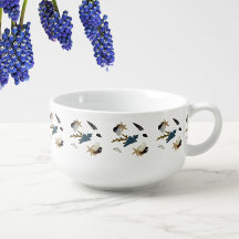 Stylische Blue Seashell Küstendücher nach Maß
