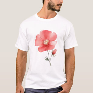 Stylische Blumen- und rosa Geschenkgestaltung T-Shirt