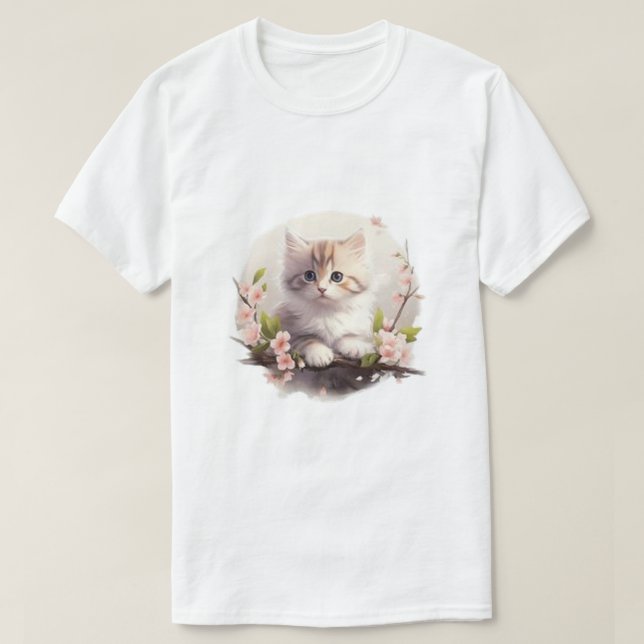 Stylische Cat Food Storage-Lösungen T-Shirt (Design vorne)