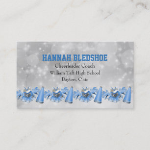Stylische Cheerleader Business Card Visitenkarte