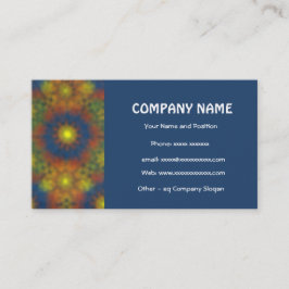 Stylische Dark Blue Business Card Visitenkarte