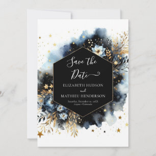 Stylische Digital Celestial Wedding Save The Date