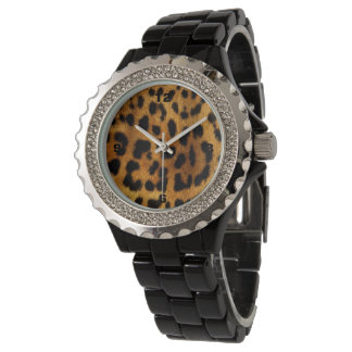 stylische, gürtnisch-schicke Safari-Tierleopard Armbanduhr