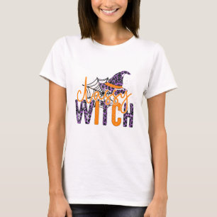 Stylische Hexe - Halloween T-Shirt