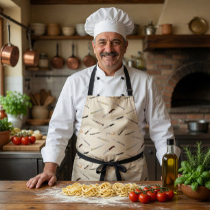 Stylische Küchen- und BBQ-Italienische-Messer-Schü Schürze