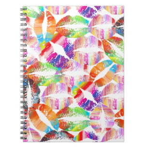 Stylische Lippen #22 Notizblock