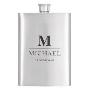 Stylische moderne Geschenke für Trauzeugen mit Mon Flachmann