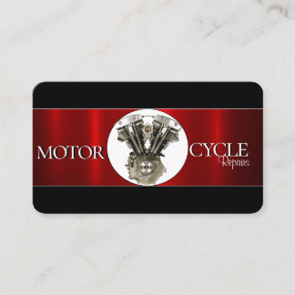 Stylische Motorrad-Visitenkarte Visitenkarte