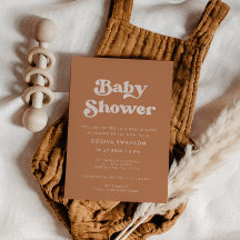 Stylische Retro-Baby-Shower im Thema Brauner Zucke