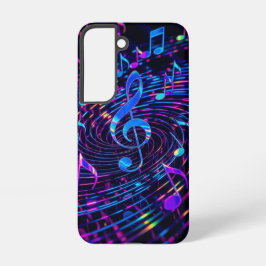 Stylische Retro-Musiknoten Samsung Galaxy Hülle