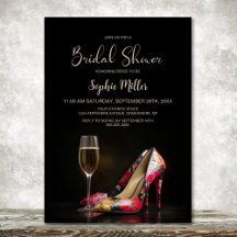 Stylische rote Blumen-Stilettoschuhe Brautparty-Ei