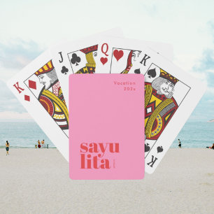 Stylische Sayulita Mexico Spielkarten