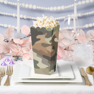 Stylische Tarn-Verpackungen für Popcorn als Partyg Geschenkschachtel