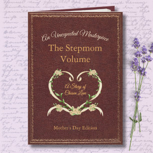 Stylische und einzigartige Step-Mom Storybook Foto Karte