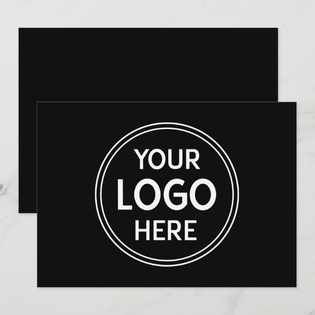 Stylische und moderne kundenspezifische Kreationen Einladung (Vorne/Hinten)