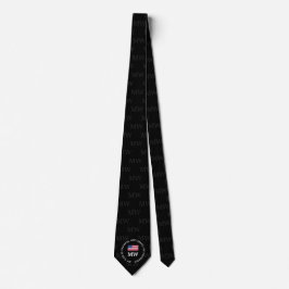 Stylische USA AMERICAN Monogram Neck Tie Krawatte