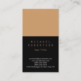 Stylische vertikale Schlichte Einfache Visitenkart Visitenkarte