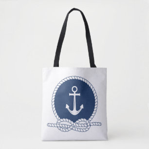 Stylischer Anker und Seil