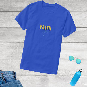 Stylischer christlicher Glaube T-Shirt