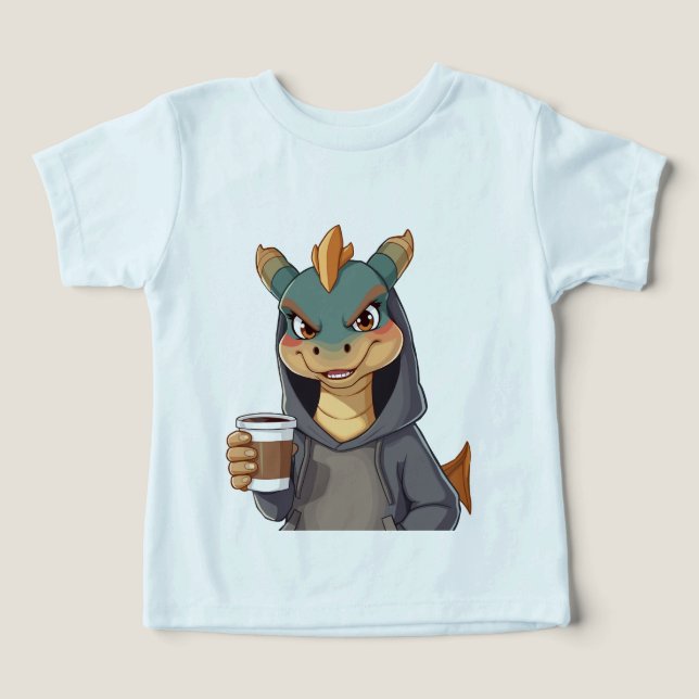 Stylischer Drache für Kaffeeliebhaber!  (Design Vorderseite)